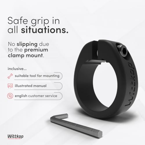 Wittkop Bike Grips With Innovative 3-Zone Design Made in Germany - Ergonomic Non-Slip Comfort and EFC Zones for Optimized Grip & Comfort - Handlebar