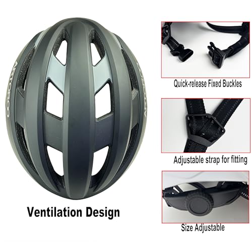 ARTOROO Bike Helmet for Adults-Removable Liners & Size Adjustable- Road Bicycle Helmets in Mountain, for Youth & Adult Men and Female