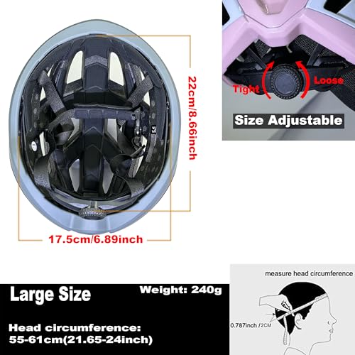 ARTOROO Bike Helmet for Adults-Removable Liners & Size Adjustable- Road Bicycle Helmets in Mountain, for Youth & Adult Men and Female