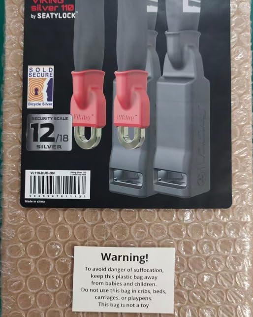 Seatylock Viking Sold Secure Magnetic Patented Robust Bike Chain Lock