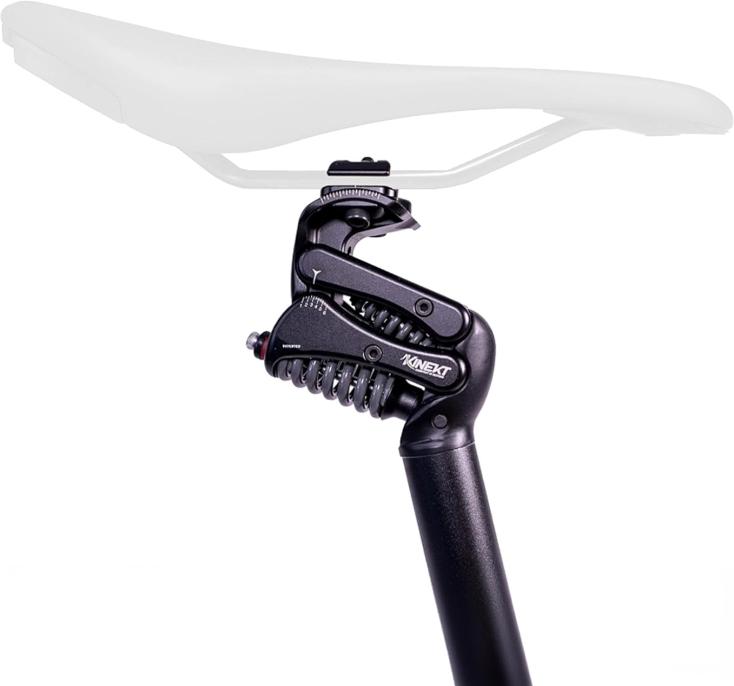 KINEKT Bike Suspension Seatpost, XR Lightweight Aluminum Alloy Seat Post for Road, Gravel & Electric Bikes, Rider Weight 80-320 Pounds, Measure Current Seat Post First for Proper Fit