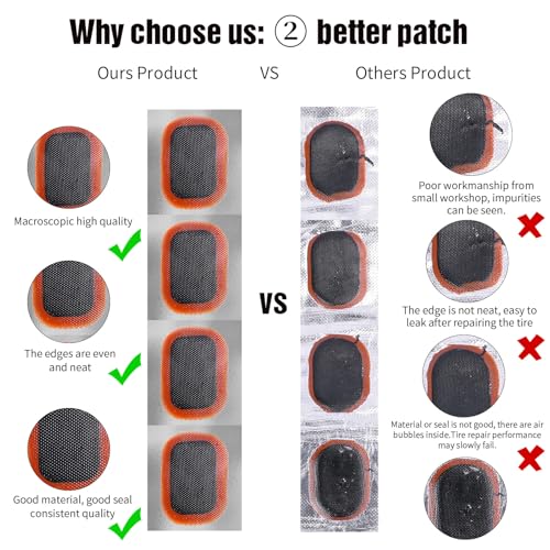SHANGWU 35 PCS Bike Tire Repair Kit, Bicycle Inner Tube Patch Kit with 28 PCS Vulcanizing Patches,Rubber Solution, Metal Rasp, Bike Tire Levers, Bike Patch Kit with Portable Box for MTB BMX Road Bike