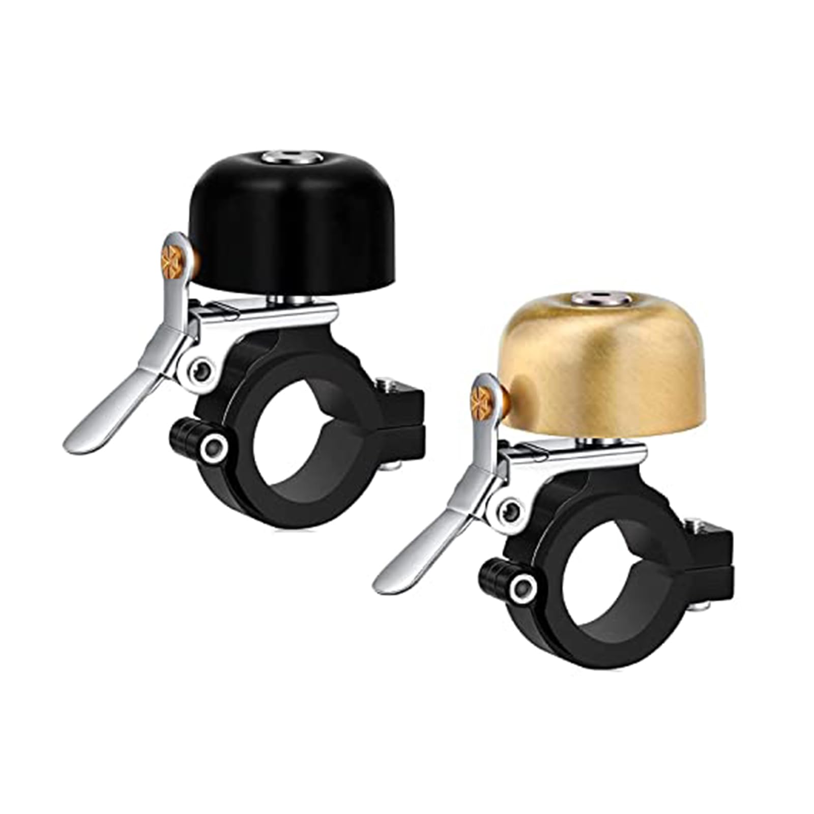 Greallthy Bike Bell Classic Brass Bicycle Bell,Bike Bells for Adults Youth, Loud Retro Bell for Road & Mountain Bikes, Universal Handlebar Fit