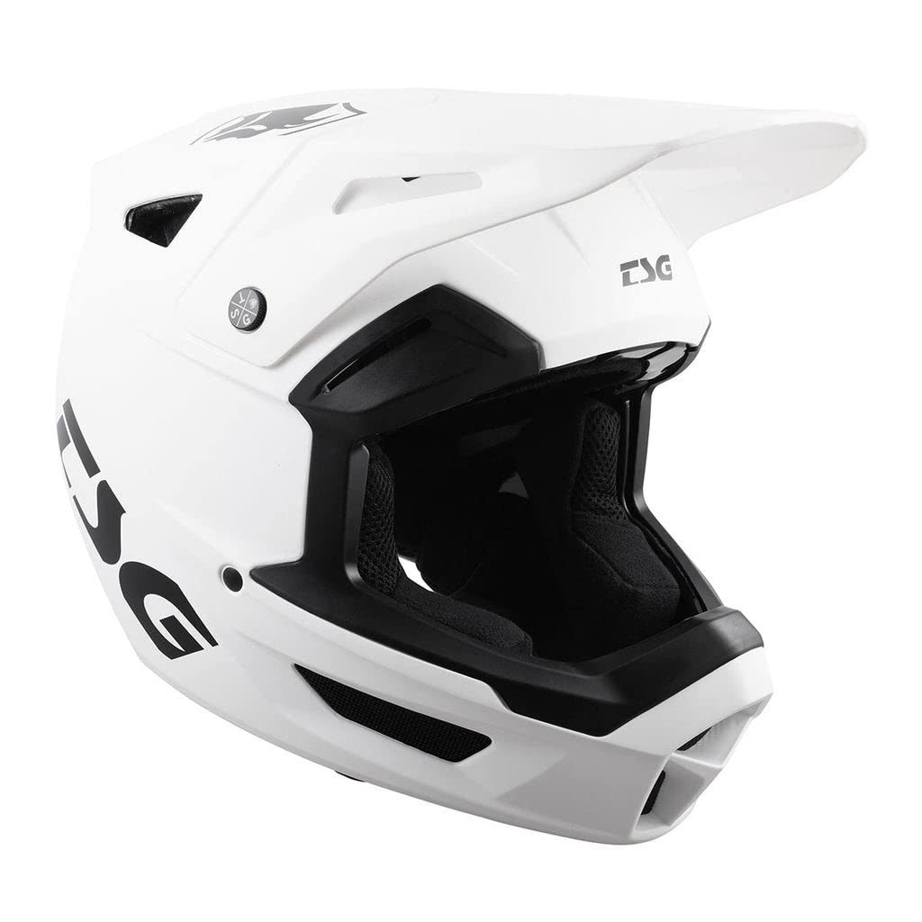 TSG Sentinel Fullface Downhill Mountain Bike Helmet, Black, ABS Outershell, Full Frame EPS Protection, PC Laminated EPS Chinbar, 12 Vents, Wide Eyeports, Precision Visor, Removable Liners & Cheek Pads