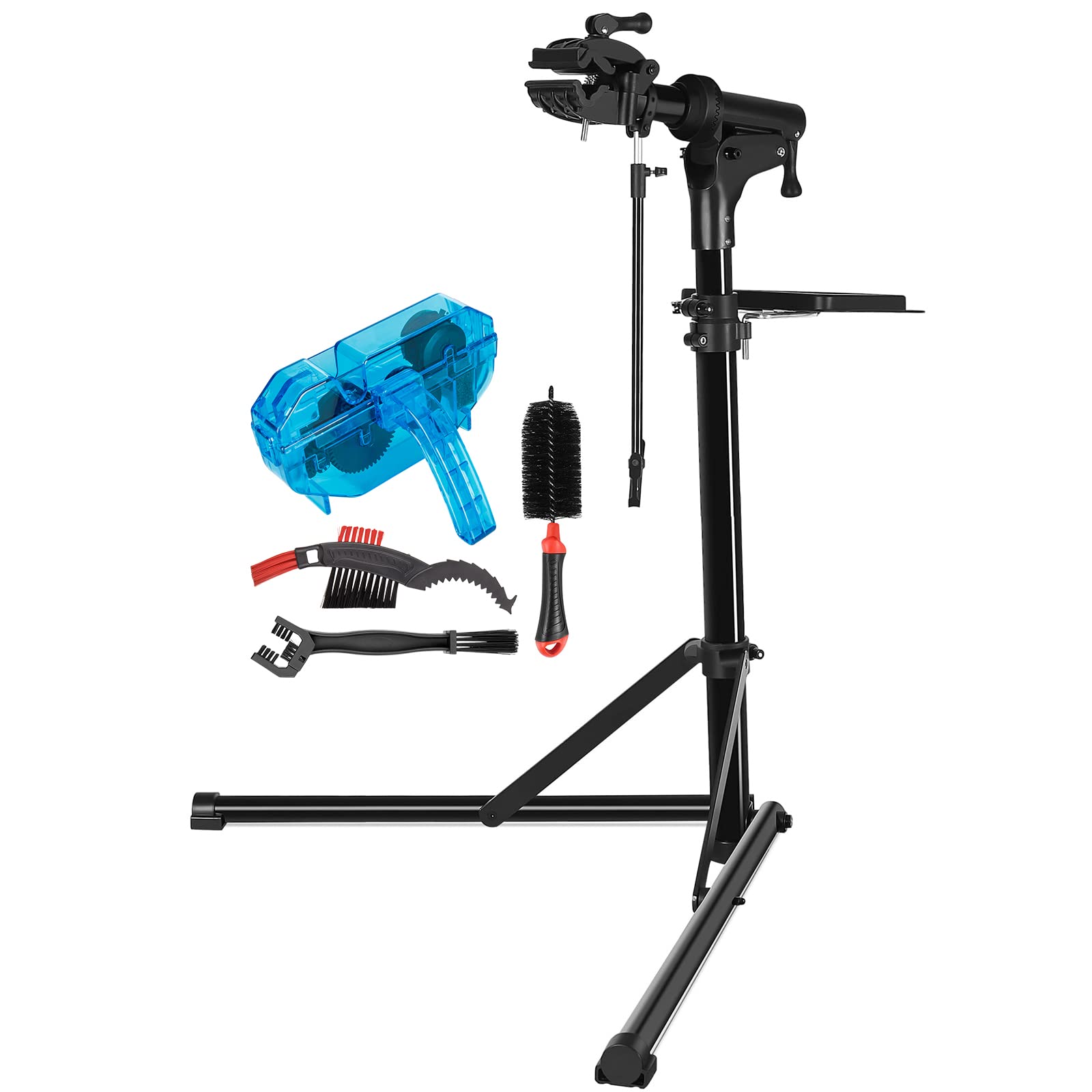 CXWXC Bike Repair Stand -Shop Home Bicycle Mechanic Maintenance Rack- Whole Aluminum Alloy- Height Adjustable (rs100)