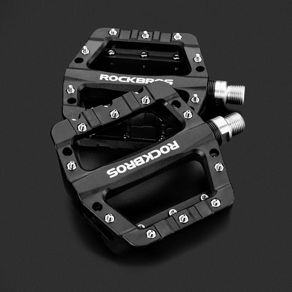 ROCKBROS Nylon Fiber Bike Pedals Lightweight Platform MTB BMX 9/16"