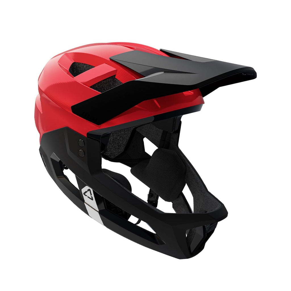 Leatt MTB Enduro 2.0 Helmet | 2-in-1 Mountain Bike Full Face with Removable Chin Bar, 360 Turbine Tech & Magnetic Buckle