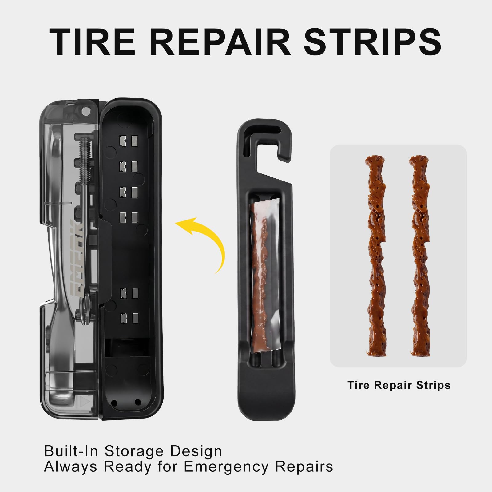 EMERK Bike Repair Tool Kit with Ratchet Wrench, 7 bits & 2 Tire Levers