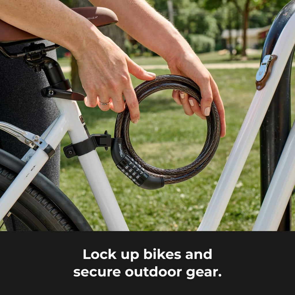 Master Lock Black Set Your Own Combination Bike Lock