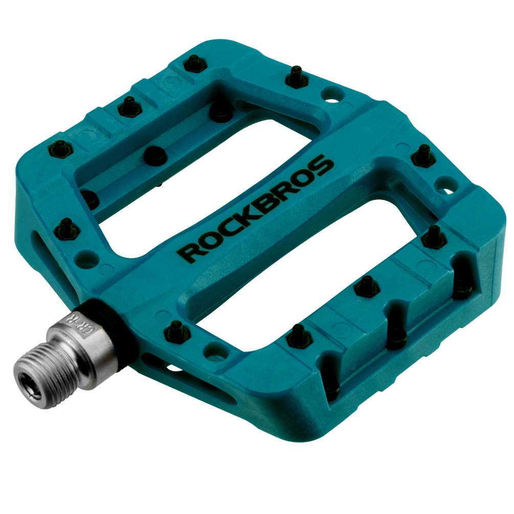 ROCKBROS Nylon Fiber Bike Pedals Lightweight Platform MTB BMX 9/16"