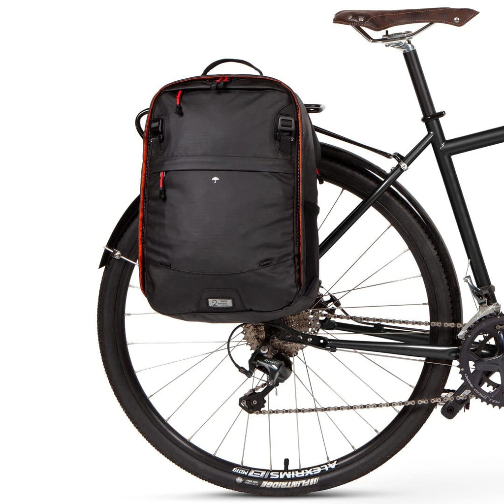 Two Wheel Gear - Pannier Backpack Convertible - 2-in-1 Bike Commuting and Travel Bag