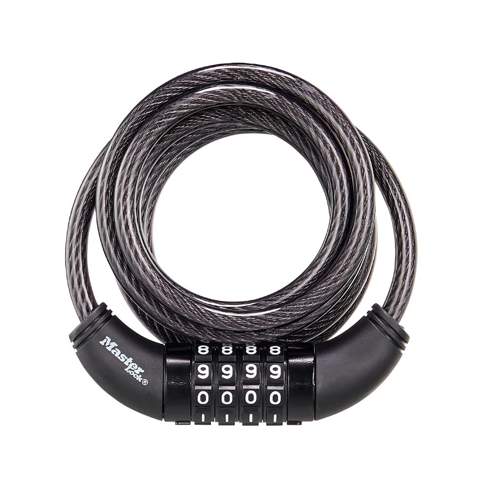 Master Lock Black Set Your Own Combination Bike Lock