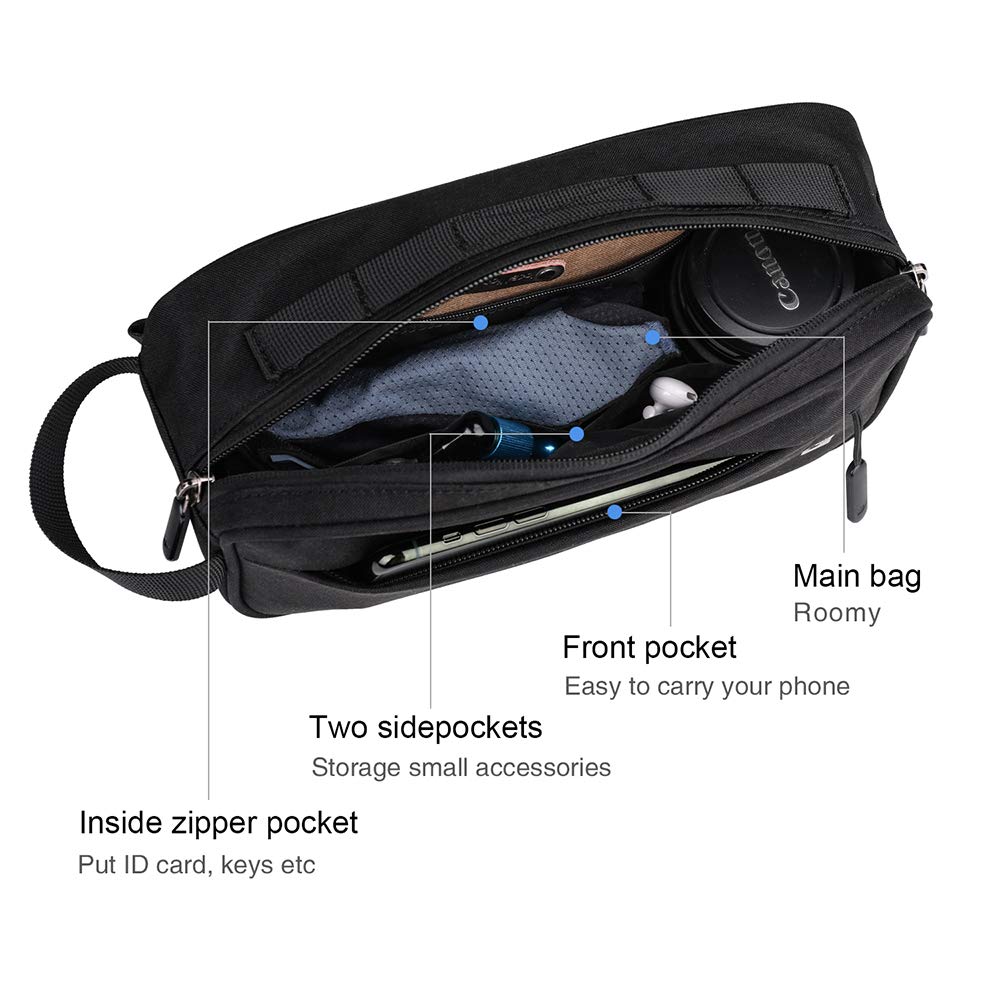 Rhinowalk Bike Handlebar Bag, Multifunctional Waterproof Mountain Bike Crossbar Front Bag Road Bike Basket Bicycle Frame Bag Waist Shoulder Bag Bicycle Bag Professional Cycling Accessories