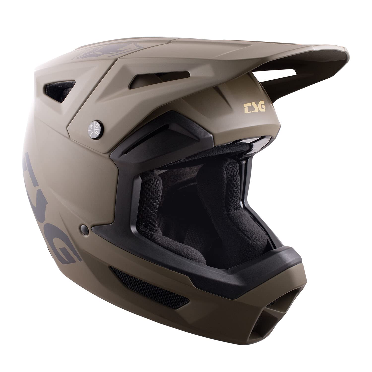 TSG Sentinel Fullface Downhill Mountain Bike Helmet, Black, ABS Outershell, Full Frame EPS Protection, PC Laminated EPS Chinbar, 12 Vents, Wide Eyeports, Precision Visor, Removable Liners & Cheek Pads