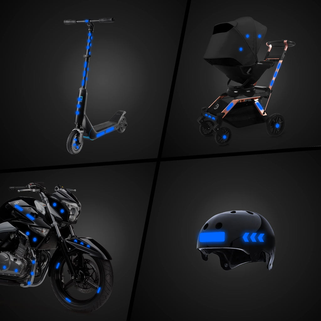LOOM® Reflective Stickers for Bikes & Helmets