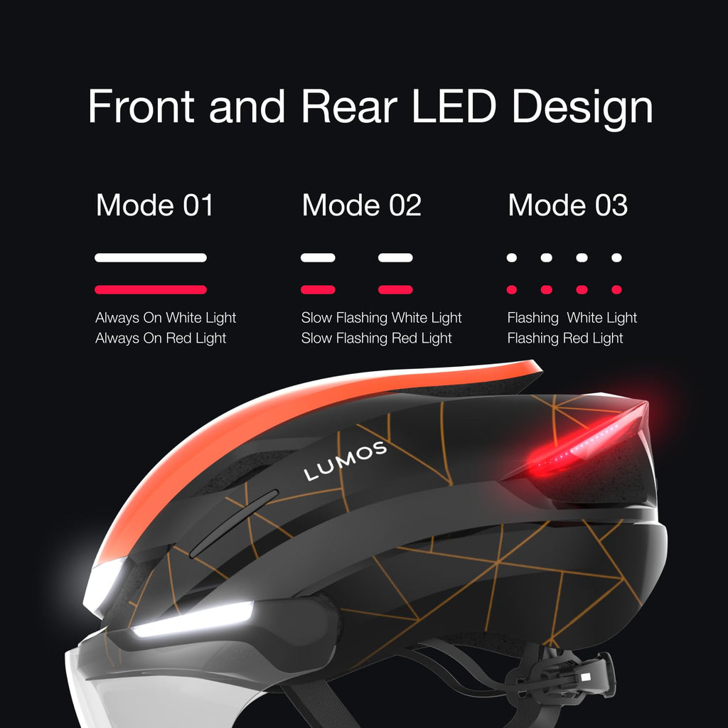 Lumos Ultra E-Bike Smart Helmet | NTA 8776 Certified | Front & Rear LED Lights | Retractable Face Shield | App Controlled | EBike, Scooter, Cycling, Bicycle | Adults, Men Women