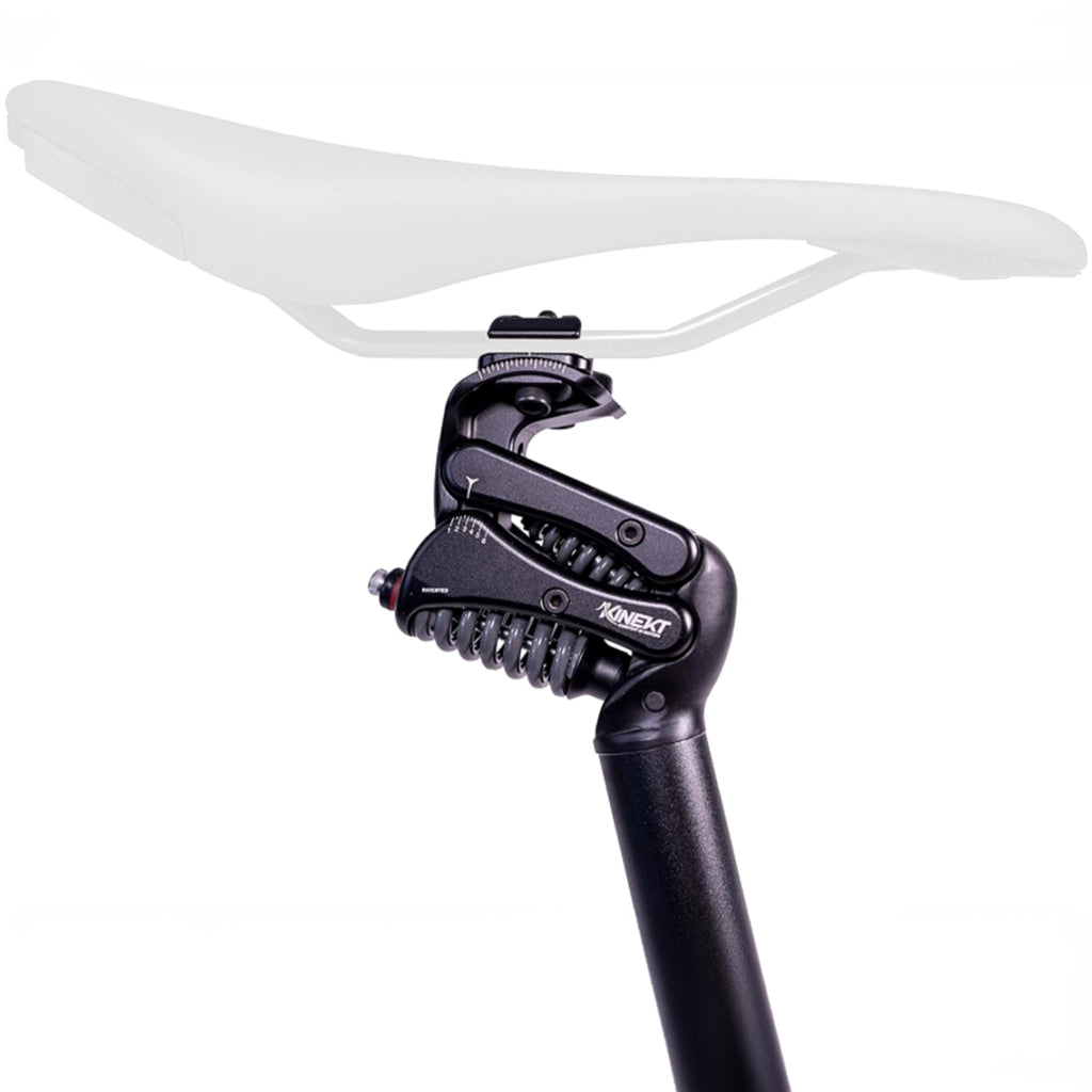 KINEKT Bike Suspension Seatpost, XR Lightweight Aluminum Alloy Seat Post for Road, Gravel & Electric Bikes, Rider Weight 80-320 Pounds, Measure Current Seat Post First for Proper Fit