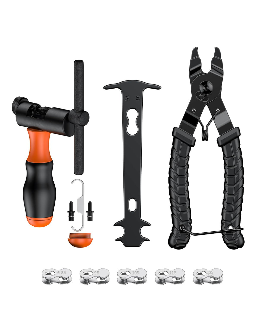 Pawfly Bike Chain Repair Tools, Bicycle Chain Maintenance Tool Set for Multi-Speed Chains