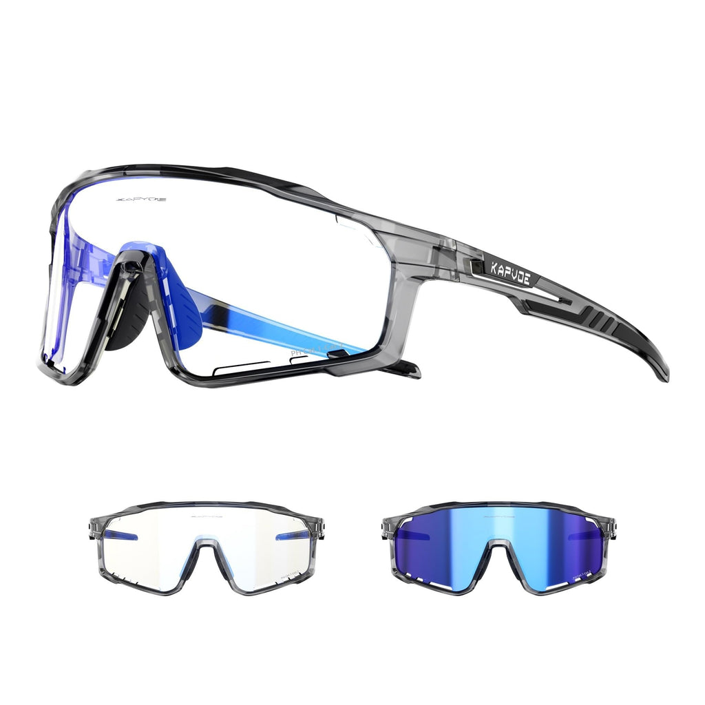 KAPVOE Photochromic Cycling Sunglasses for Men and Women K76