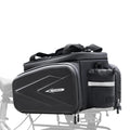 Febabilo Bike Rack Bag, 20L EVA Hard Shell Bike Trunk Rear Rack Bag Bike Panniers Expandable 3 in 1 Waterproof Tin foil Insulation Bike Bag With Rain Cover for Commute Shopping Cycling Trip