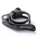 Corki Quick Release Bicycle Seatpost Clamp Sandblasting Anodised Aluminum Alloy 28.6MM/31.8MM/34.9MM Black/Red/Blue KC89