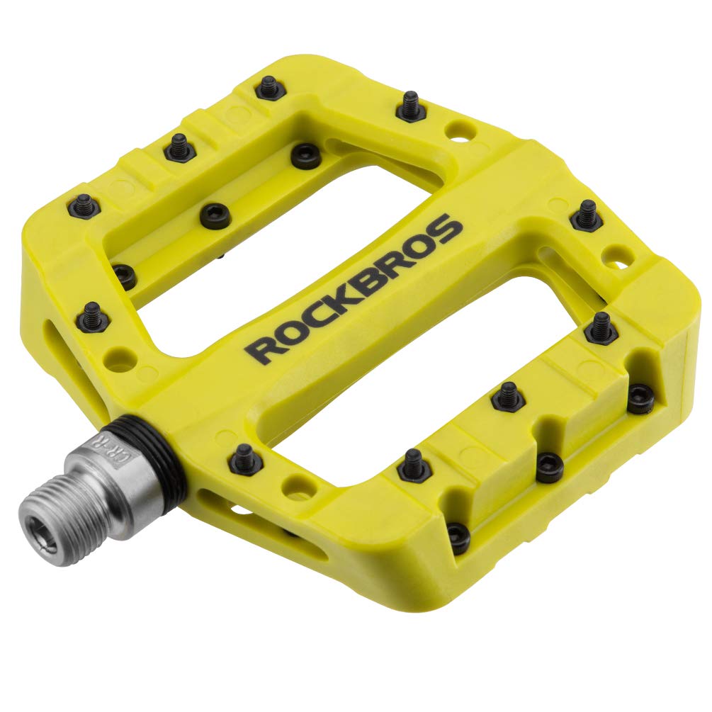 ROCKBROS Nylon Fiber Bike Pedals Lightweight Platform MTB BMX 9/16"