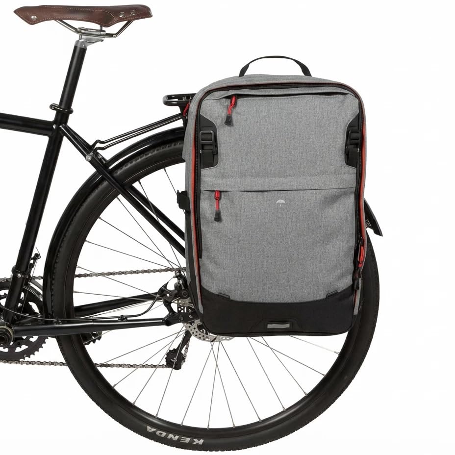 Two Wheel Gear - Pannier Backpack Convertible - 2-in-1 Bike Commuting and Travel Bag