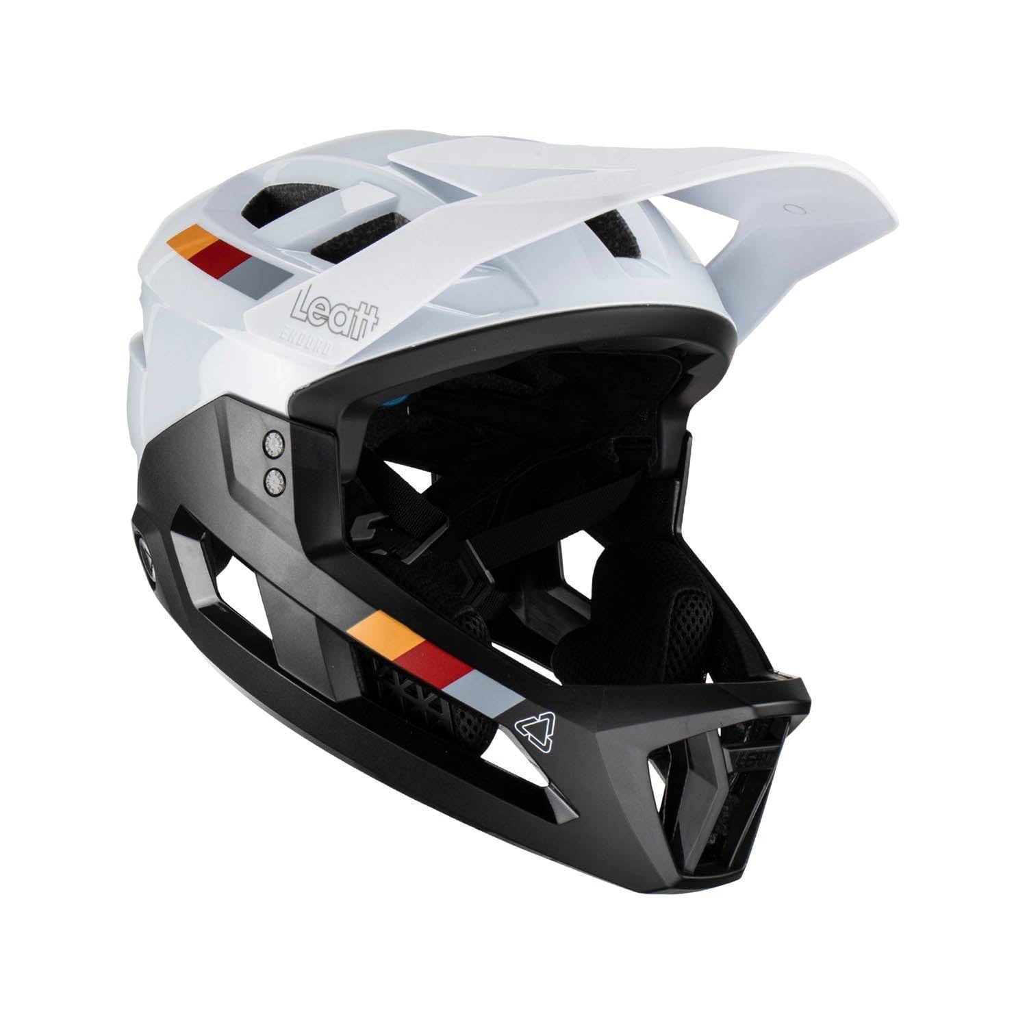 Leatt MTB Enduro 2.0 Helmet | 2-in-1 Mountain Bike Full Face with Removable Chin Bar, 360 Turbine Tech & Magnetic Buckle