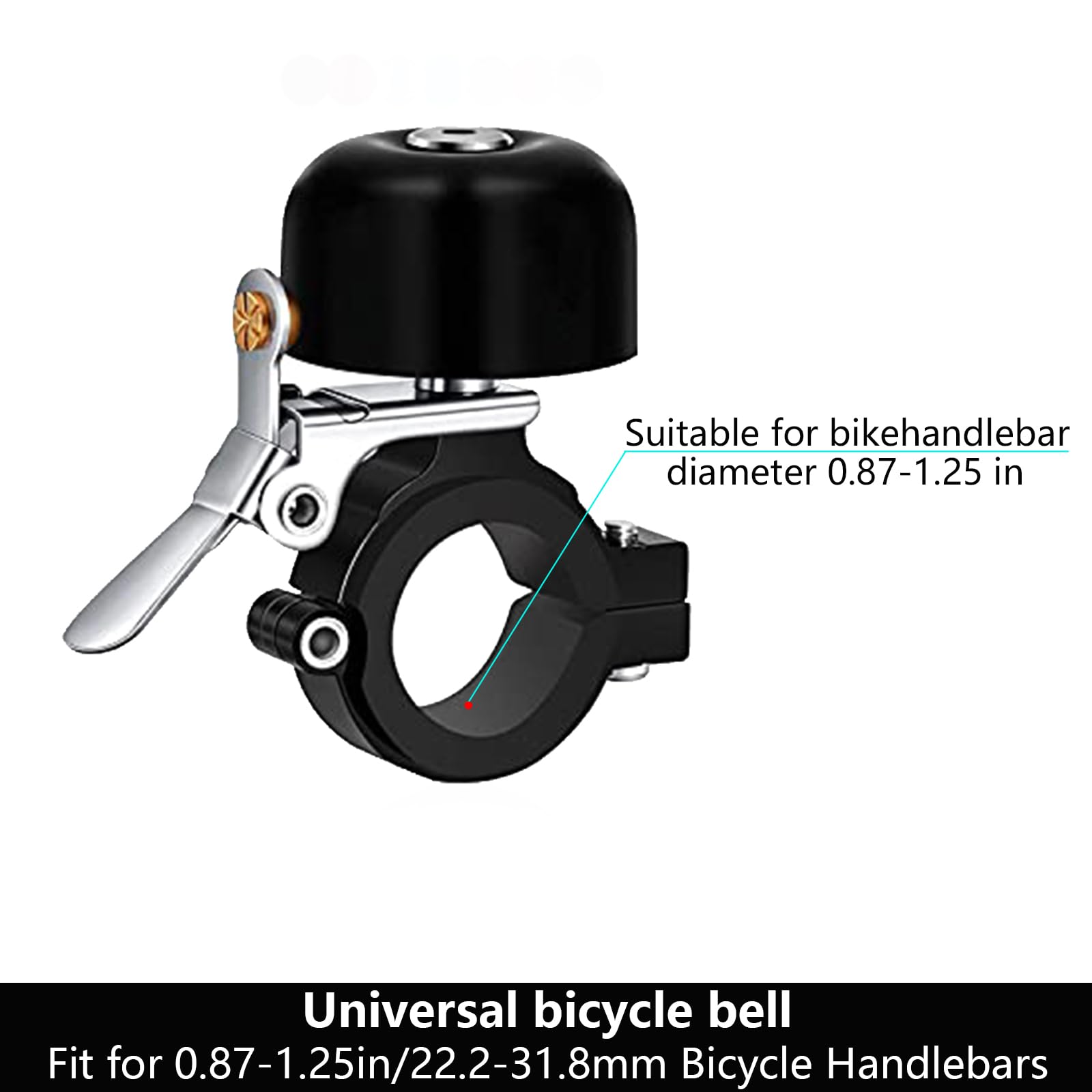 Greallthy Bike Bell Classic Brass Bicycle Bell,Bike Bells for Adults Youth, Loud Retro Bell for Road & Mountain Bikes, Universal Handlebar Fit