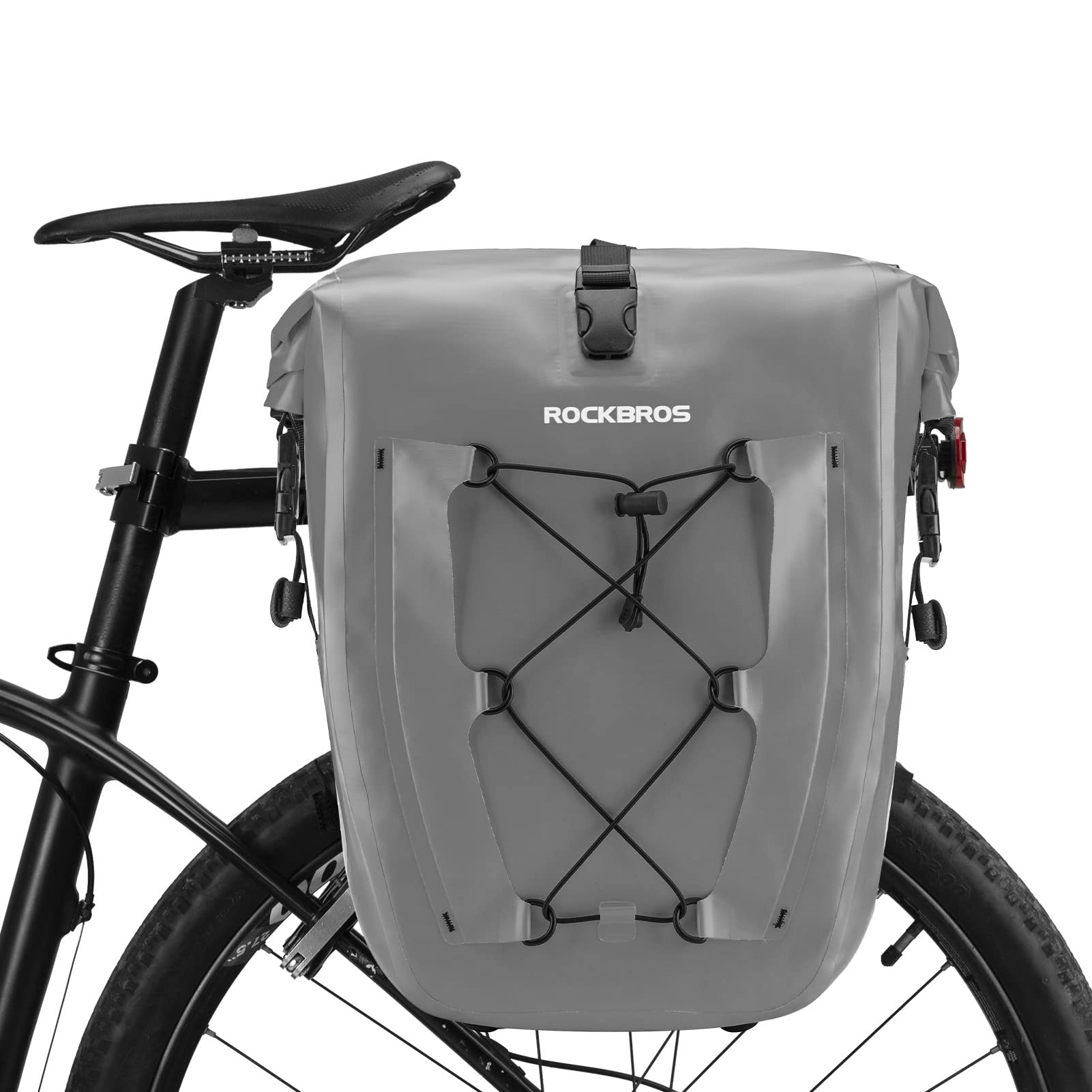 ROCKBROS Bike Panniers Waterproof Max 30L Capacity Cycling Traveling 1 Pack