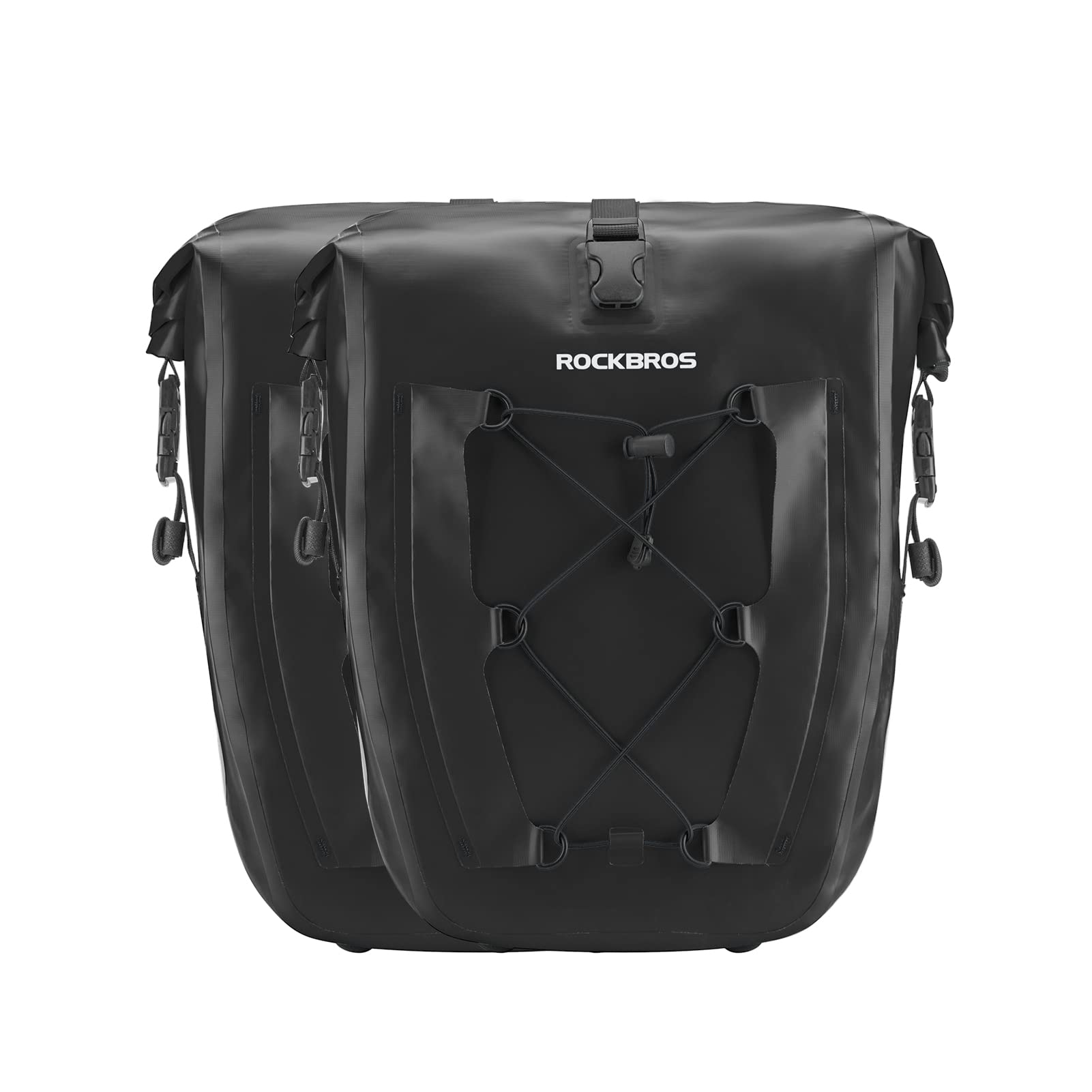 ROCKBROS Bike Panniers Waterproof Max 30L Capacity Cycling Traveling 1 Pack