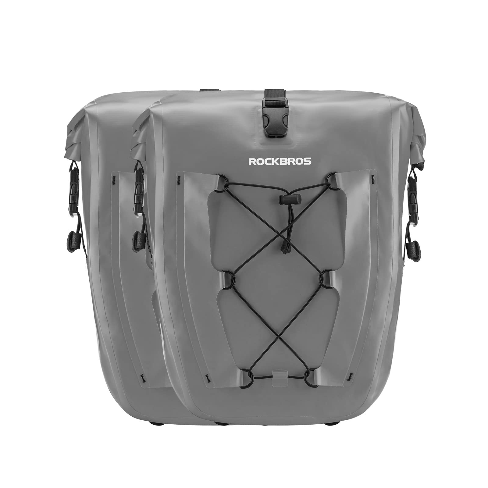 ROCKBROS Bike Panniers Waterproof Max 30L Capacity Cycling Traveling 1 Pack