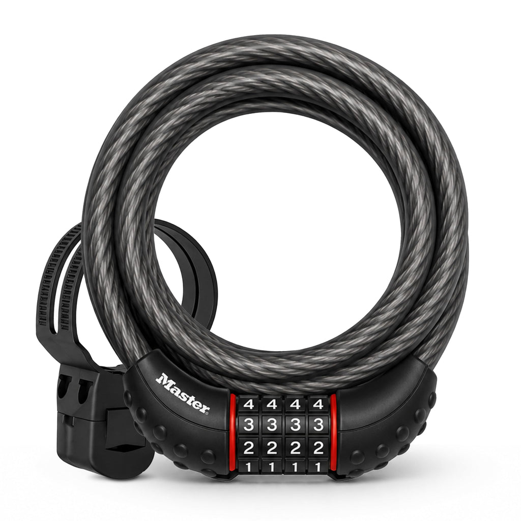 Master Lock Black Set Your Own Combination Bike Lock