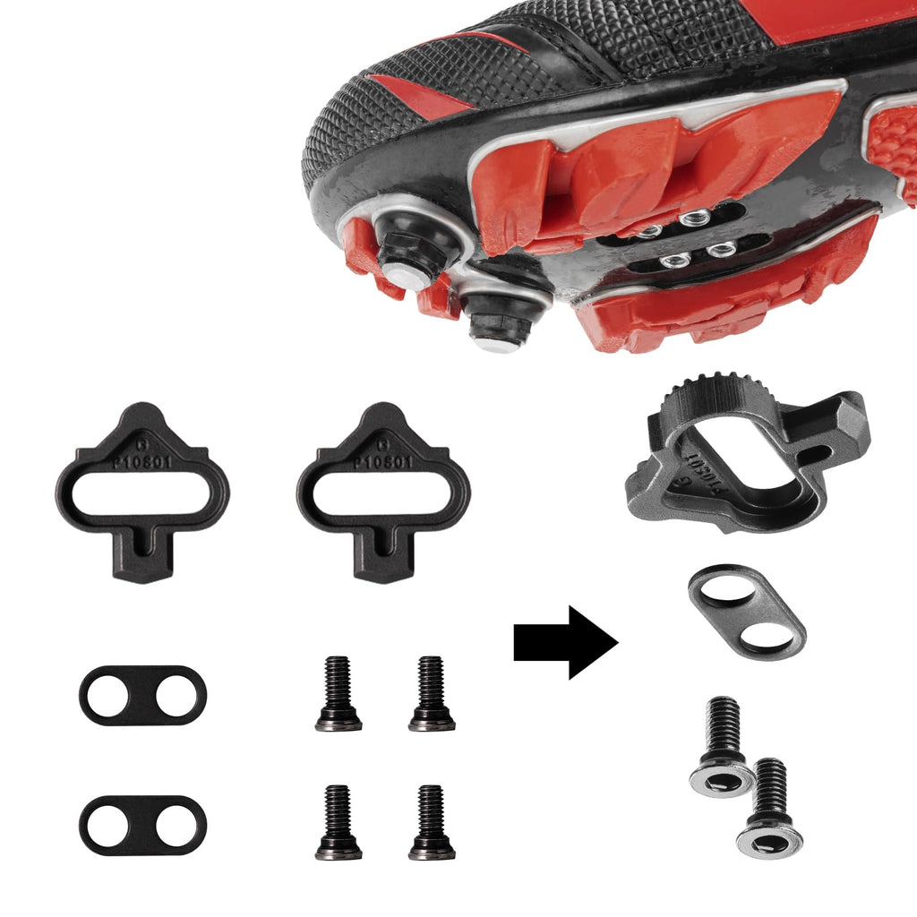 ROCKBROS SPD MTB Pedals Dual Function Clipless Flat Bike Pedals