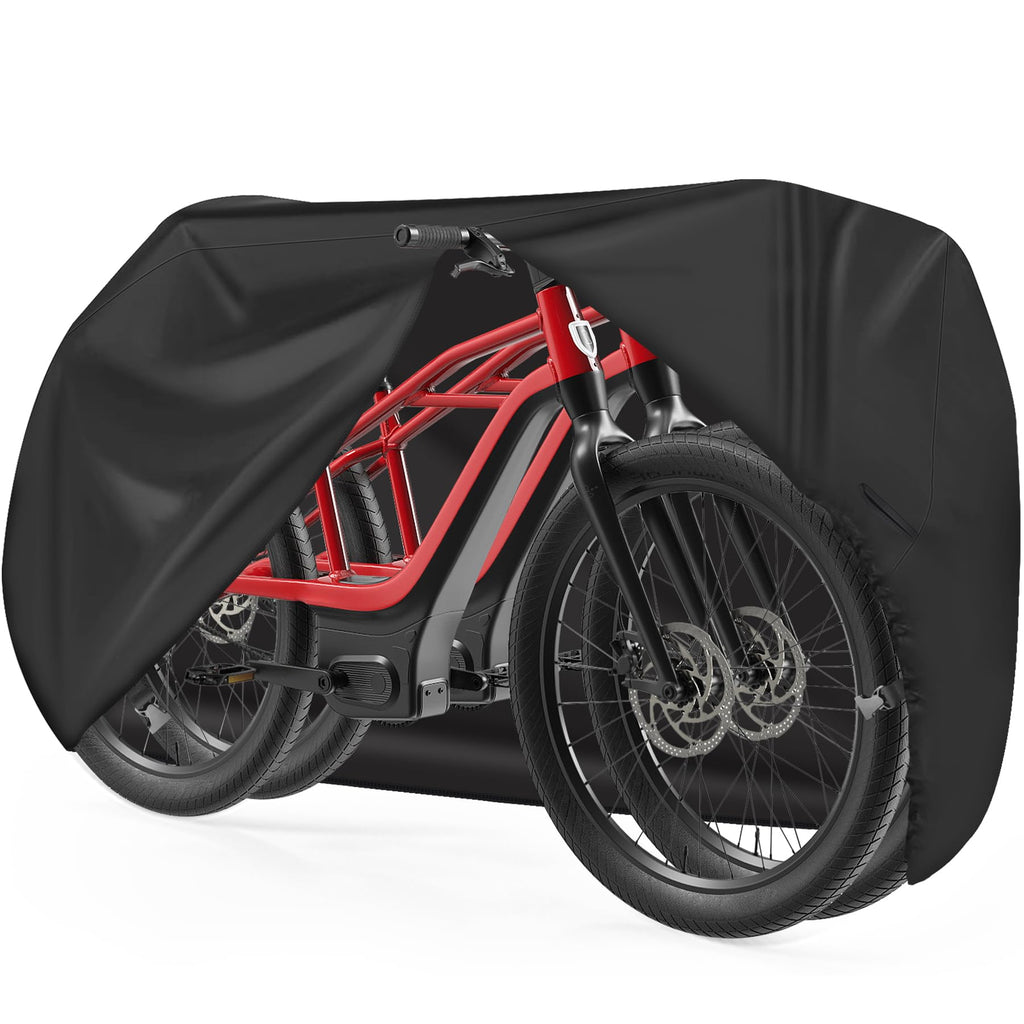Zettum Bike Cover - 600D Bike Cover Outdoor Storage Waterproof & Heavy Duty, Premium Bicycle Covers for eBike, Mountain Bike, Road Bike, Hybrid Bike, Beach Cruiser Bike, Scooter, and More