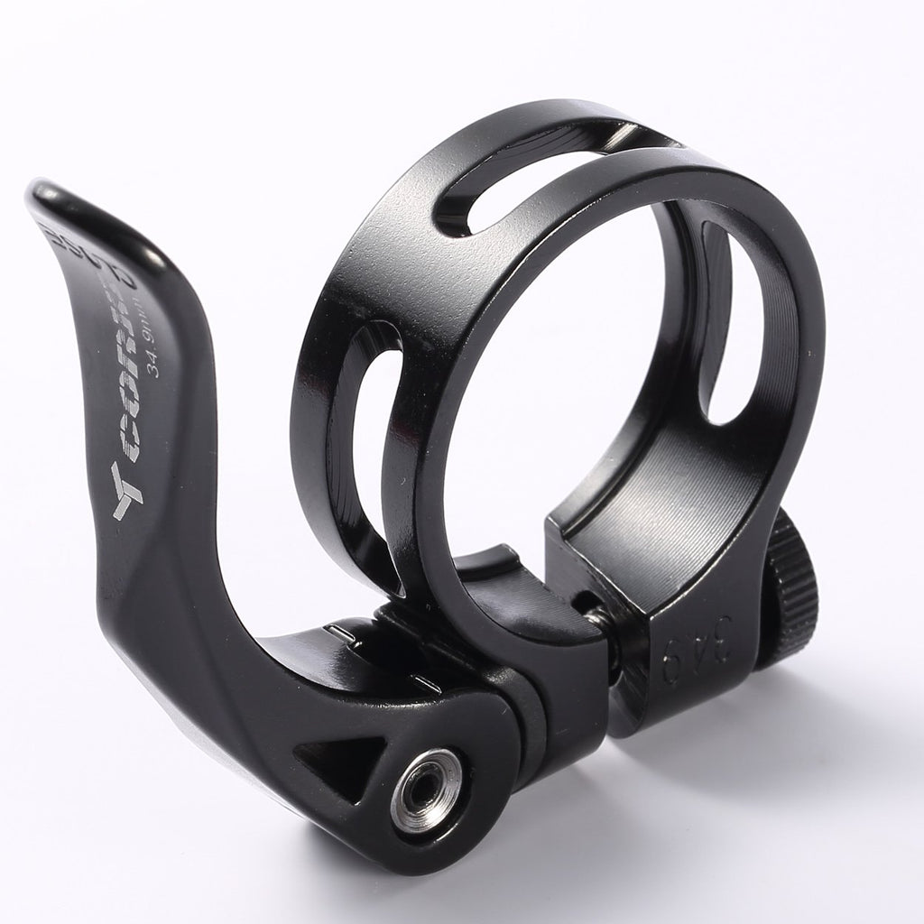 Corki Quick Release Bicycle Seatpost Clamp Sandblasting Anodised Aluminum Alloy 28.6MM/31.8MM/34.9MM Black/Red/Blue KC89