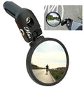Hafny Bar End Bike Mirror, Stainless Steel Lens, Safe Rearview Mirror