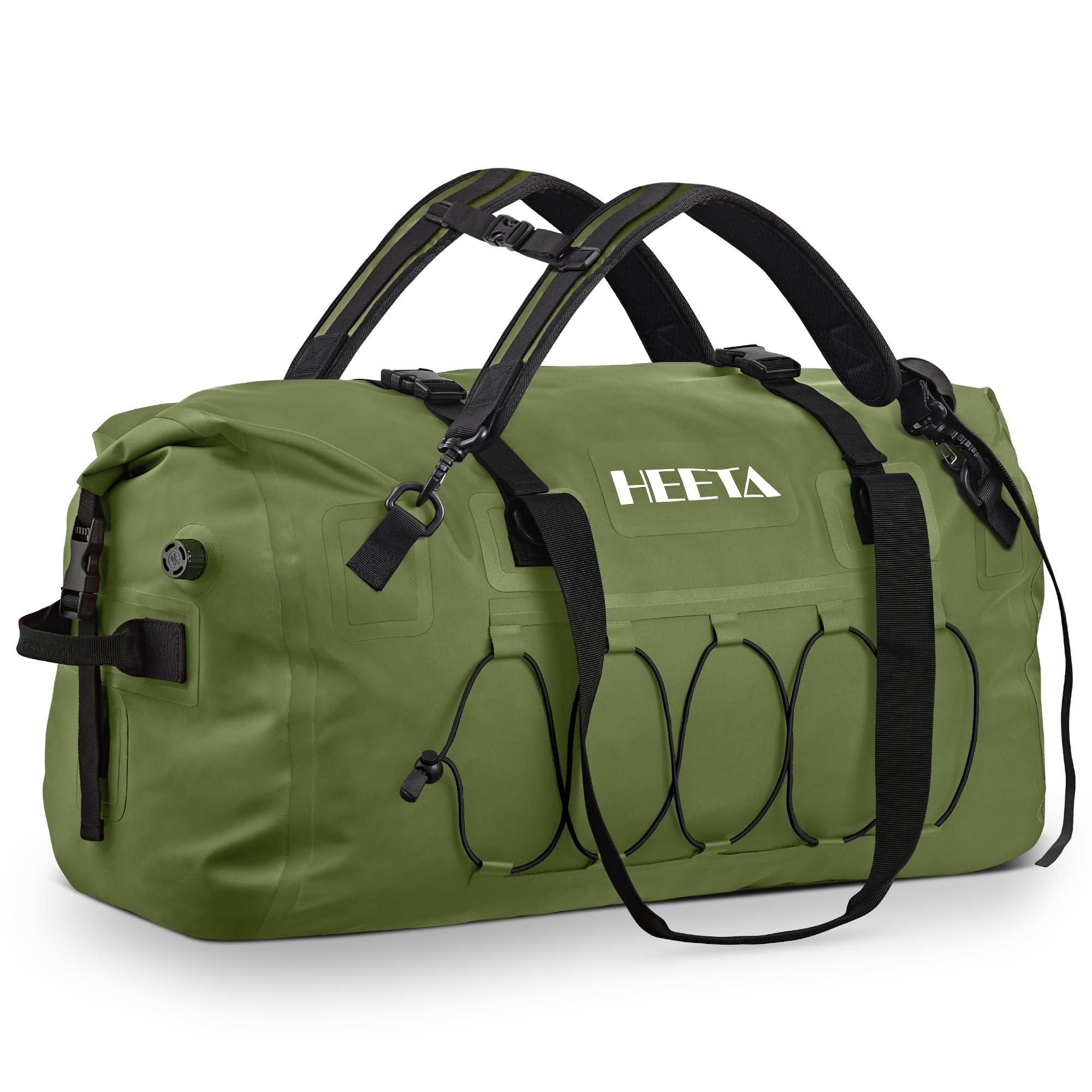 HEETA Waterproof Duffel Bag Travel Motorcycle Dry Bag Backpack 60L/80L/110L