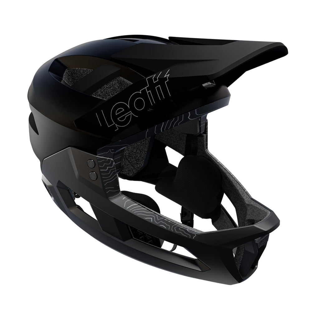 Leatt MTB Enduro 2.0 Helmet | 2-in-1 Mountain Bike Full Face with Removable Chin Bar, 360 Turbine Tech & Magnetic Buckle