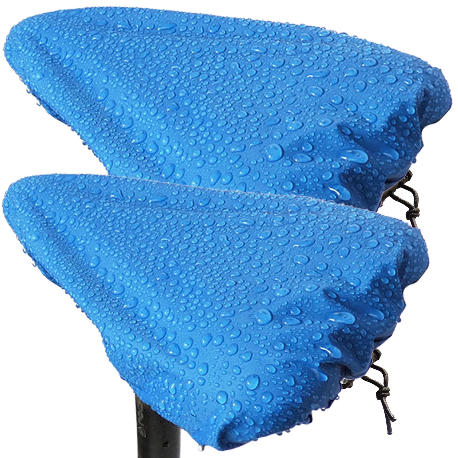 JIAJUNFS Waterproof Bicycle Seat Covers Dustproof Rainproof UV-Resistant and Windproof Easy to Install and Clean Reusable Suitable for Men’s and Women’s Mountain Bike and Narrow Seats(2pcs)