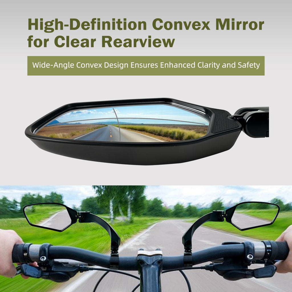 TXZSXS Adjustable Handlebar Bike Mirrors