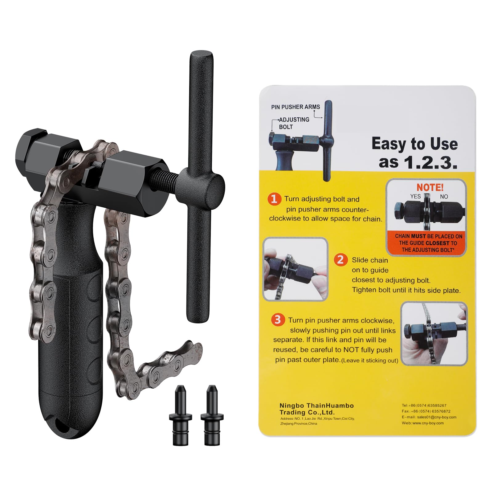 Pawfly Bike Chain Repair Tools, Bicycle Chain Maintenance Tool Set for Multi-Speed Chains