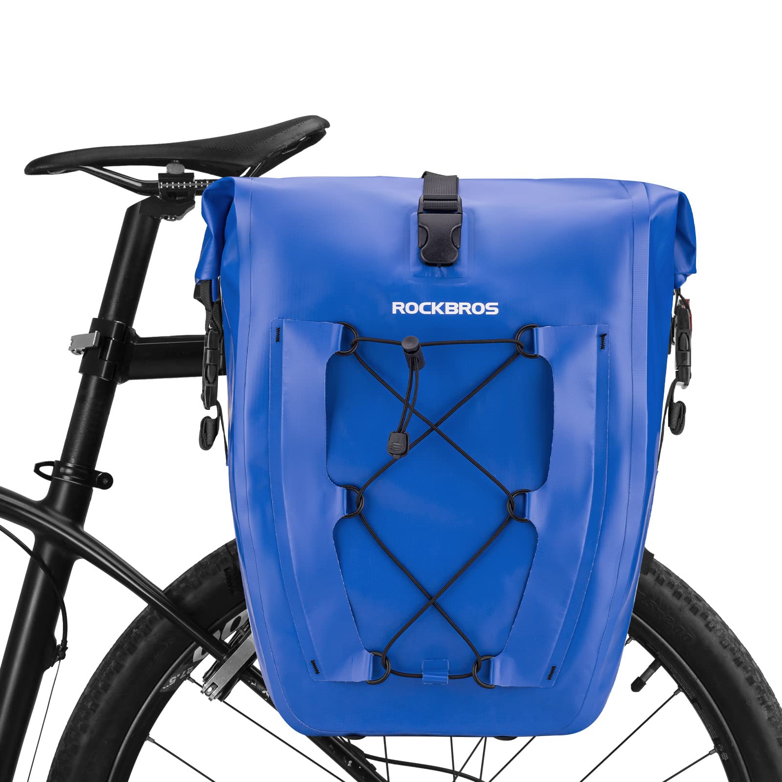 ROCKBROS Bike Panniers Waterproof Max 30L Capacity Cycling Traveling 1 Pack