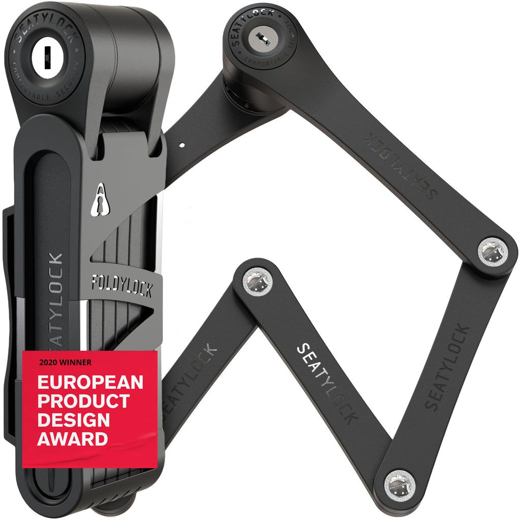 Seatylock FoldyLock Compact Lightweight Patented Folding Bike Lock 33.5 in