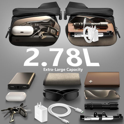 Bike Frame Bag Waterproof, Touchscreen Phone Holder for Top Tube & Ebike