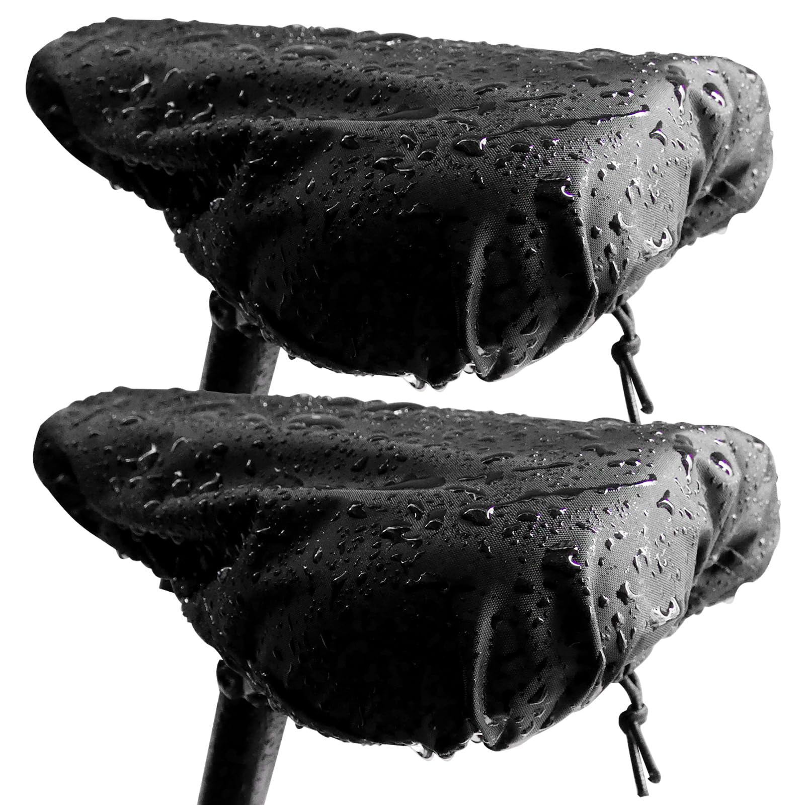 JIAJUNFS Waterproof Bicycle Seat Covers Dustproof Rainproof UV-Resistant and Windproof Easy to Install and Clean Reusable Suitable for Men’s and Women’s Mountain Bike and Narrow Seats(2pcs)