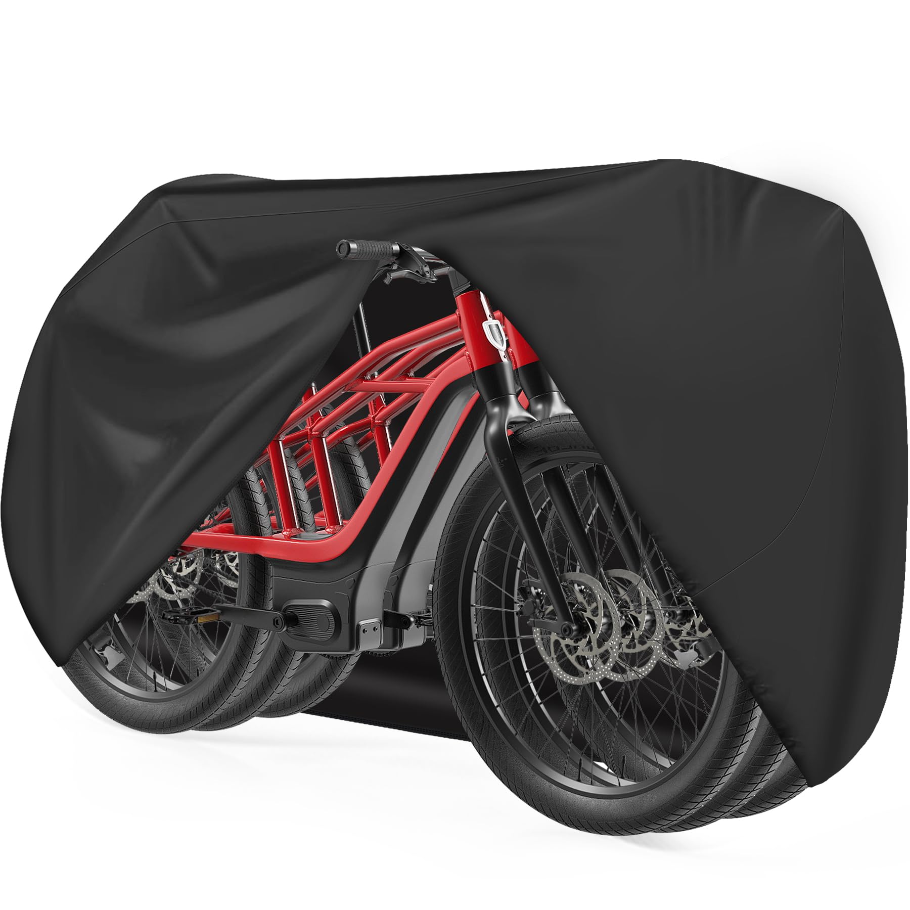 Zettum Bike Cover - 600D Bike Cover Outdoor Storage Waterproof & Heavy Duty, Premium Bicycle Covers for eBike, Mountain Bike, Road Bike, Hybrid Bike, Beach Cruiser Bike, Scooter, and More