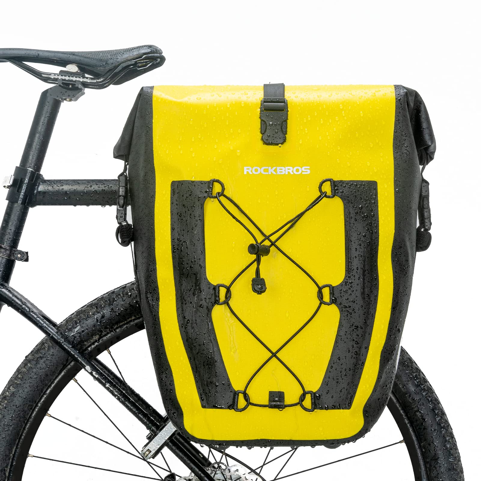 ROCKBROS Bike Panniers Waterproof Max 30L Capacity Cycling Traveling 1 Pack