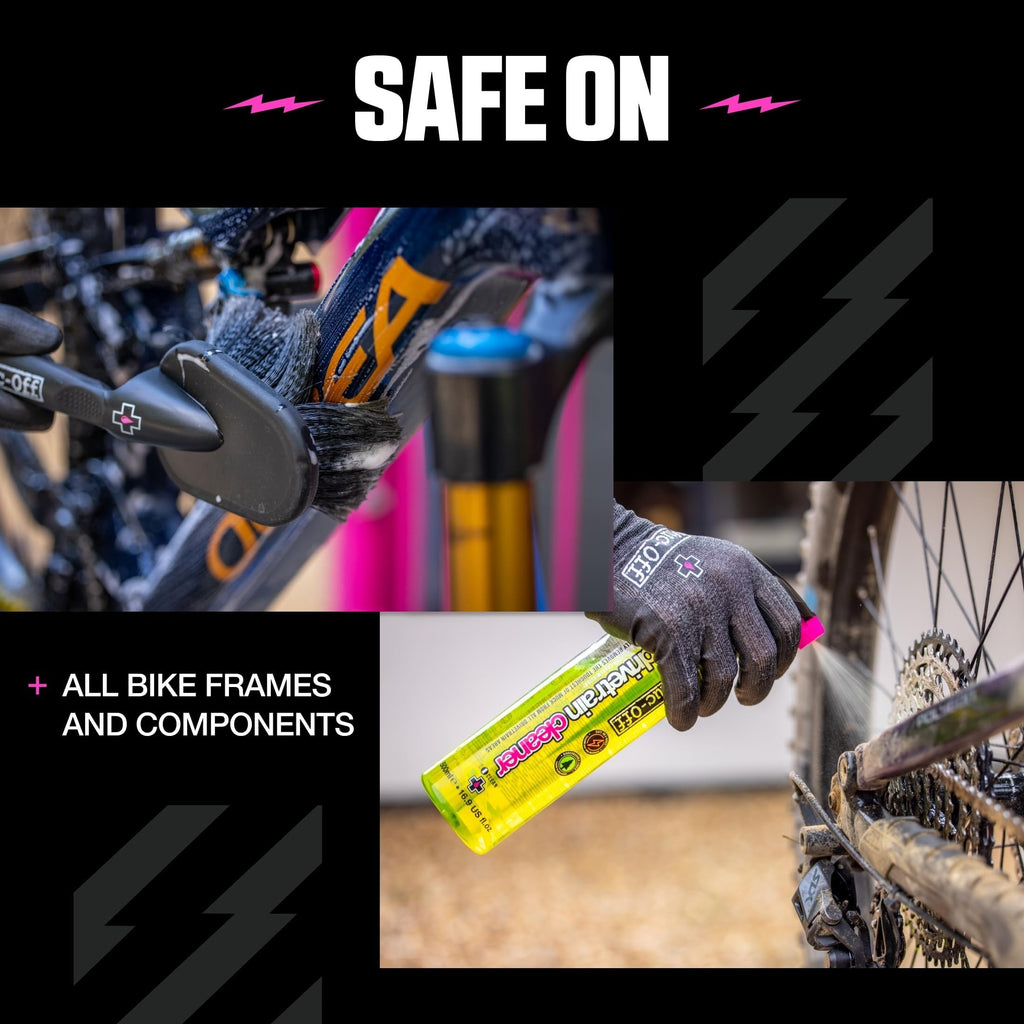 Muc Off Ultimate Bicycle Cleaning Kit - Must-Have Kit to Clean, Protect and Lube Your Bike - Includes Bike Cleaner, Bike Protect, Brushes and More