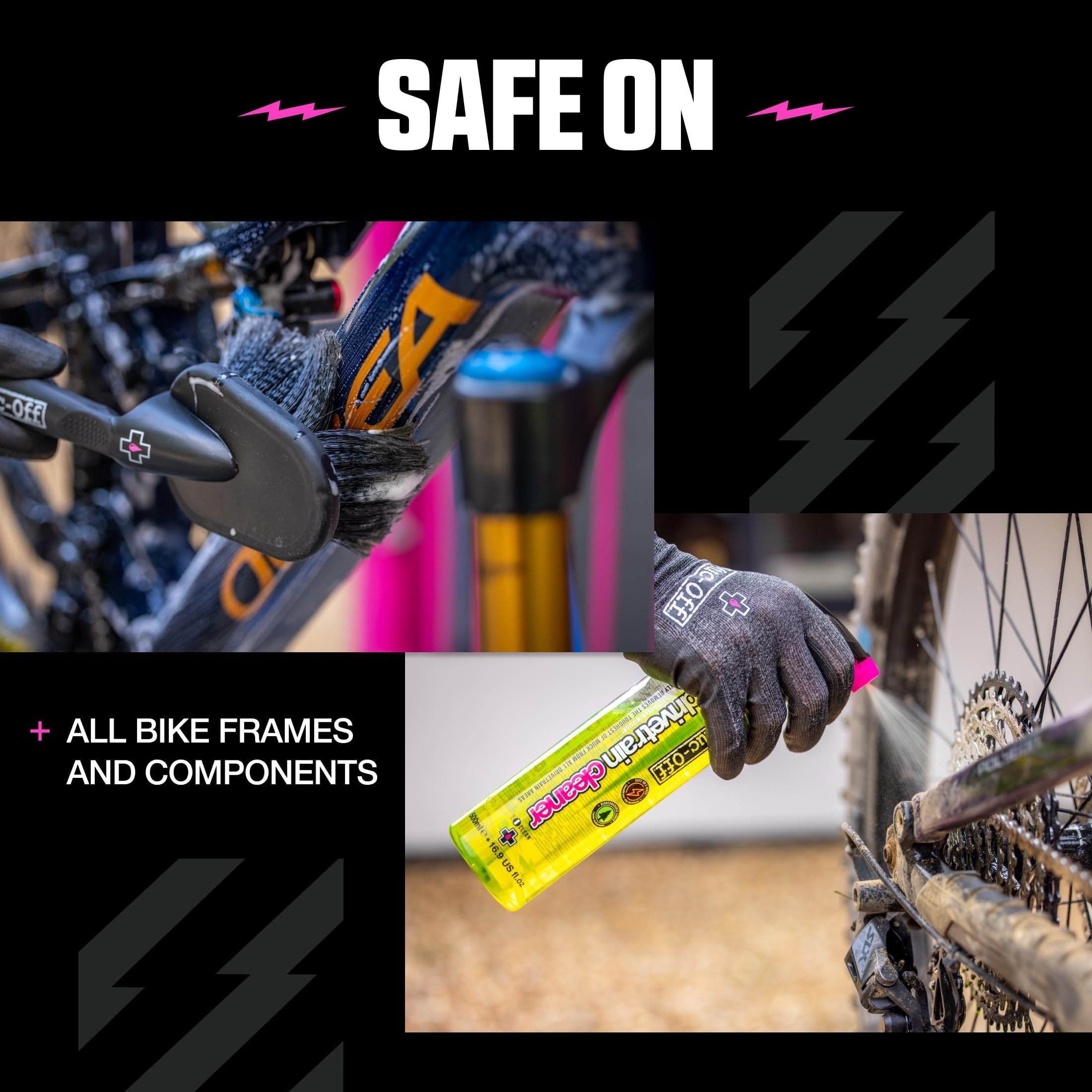 Muc Off Ultimate Bicycle Cleaning Kit - Must-Have Kit to Clean, Protect and Lube Your Bike - Includes Bike Cleaner, Bike Protect, Brushes and More